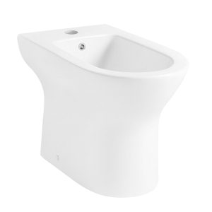 Bidé branco encostado a parede – PORTITECK