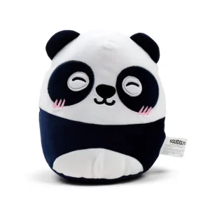 Peluche Fofinho Squidglys Susu o Panda – Adoramals Selvagem, Tecido Velboa Macio, Certificação CE, Para Crianças e Adultos
