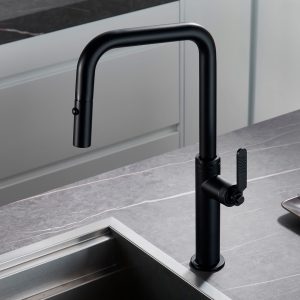 Torneira de bancada para cozinha preto NIZA