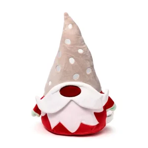 Peluche Fofinho Squidglys Gnomo de Natal, Design Festivo e Aconchegante, Ideal para Presentear ou Decorar no Inverno, Dimensões: 37 × 25 × 14 cm