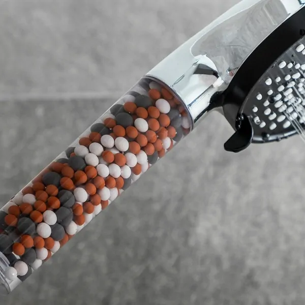 Chuveiro Ecológico Alta Pressão Multifuncional com Minerais – Design Ergonômico e Durável, Filtra Cloro e Impurezas com Pedras Minerais (Maifan, Zeolita, Turmalina), Economiza Água e Melhora a Qualidade da Pele e Cabelo, Fácil Instalação e Compatível com Mangueiras Padrão, Dimensões: 12x28x5 cm, Ideal para Todos os Tipos de Pele - Image 9