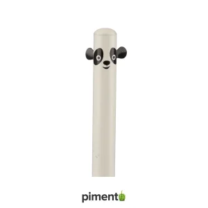 Lápis Panda com Orelhas 3D – 17,5 cm, Acessório Fofo e Divertido