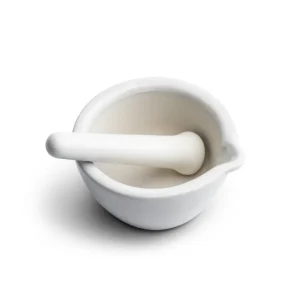 Pilão em porcelana para almofariz