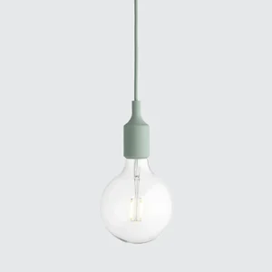Candeeiro de Suspensão E27 com Canopy Light Green