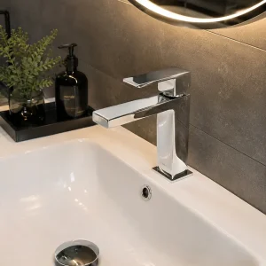Torneira de lavatório p/ casa de banho cromada – LILLE
